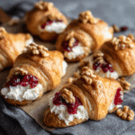 Cranberry Cream Cheese Crescent Bites