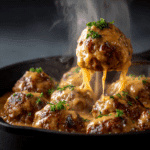 French Onion Meatballs