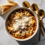 High Protein Lasagna Soup