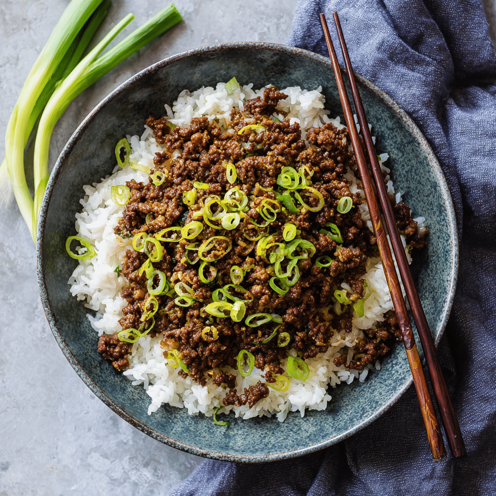 Korean Beef and Rice