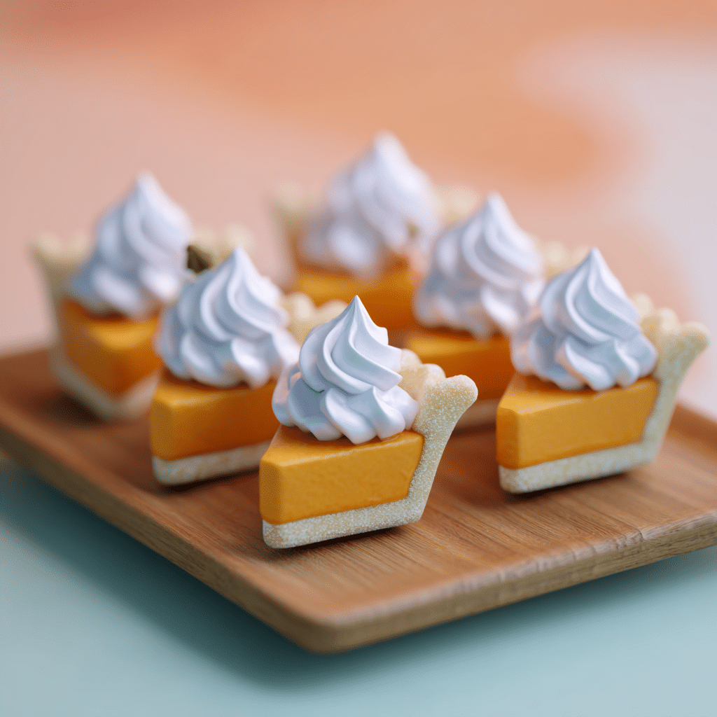 Mini Cheese Cracker Pumpkin Pie