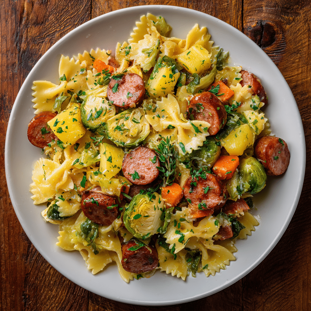 Autumn Sausage Pasta Squash 2