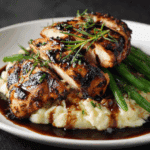Balsamic Baked Chicken Breast with Mozzarella 2