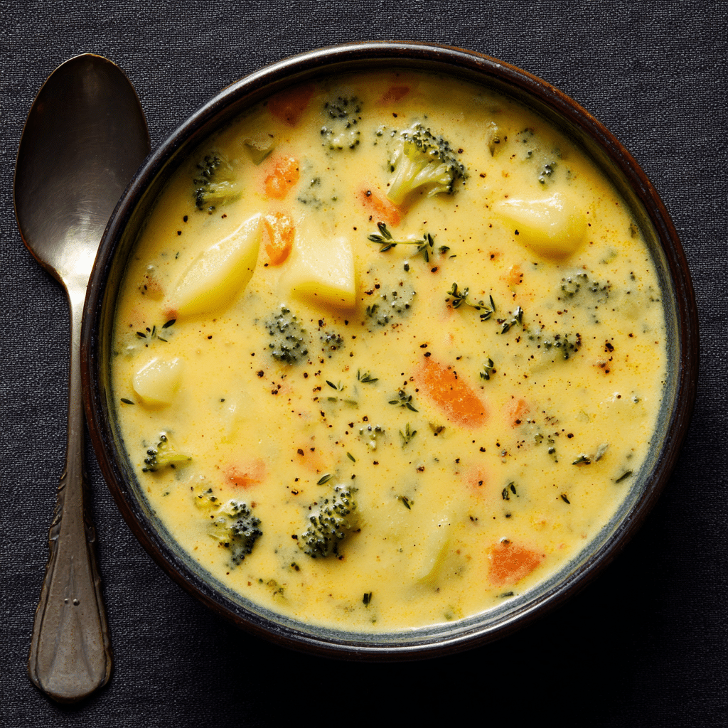Broccoli Potato Cheese Soup