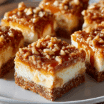 Caramel Apple Cheesecake Bars