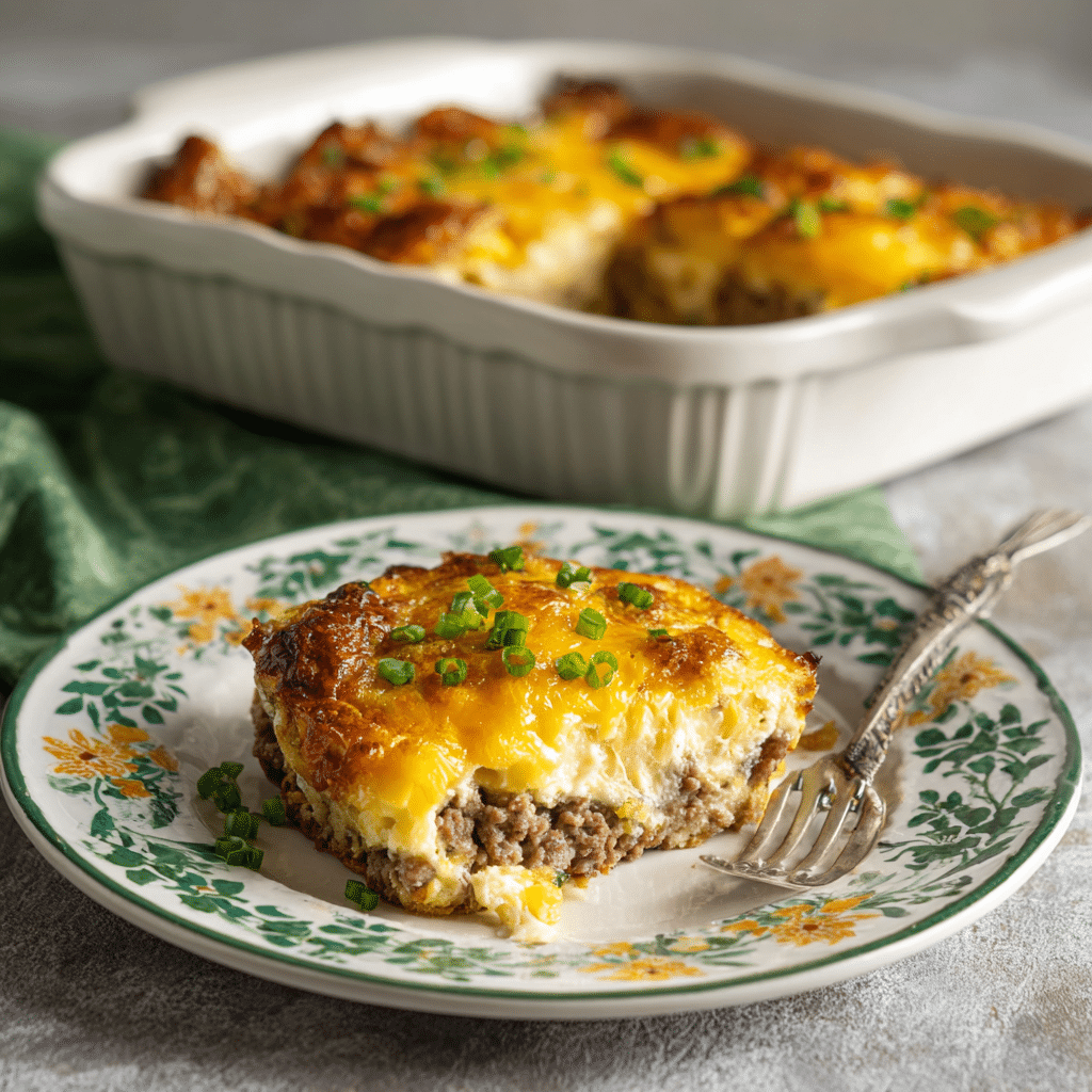 Cheesy Sausage Breakfast Casserole