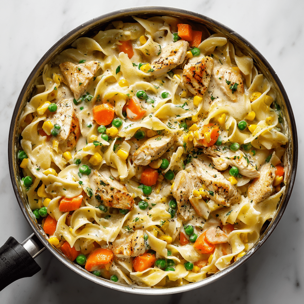 Chicken Pot Pie Pasta 1