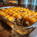 Chili Cheese Tater Tot Casserole