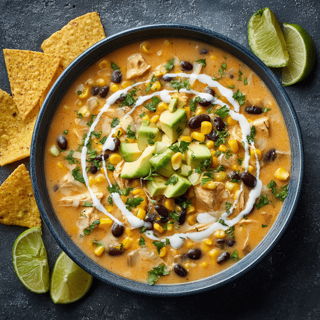 Creamy Chicken Enchilada Soup