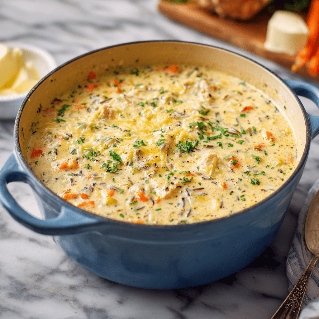 Creamy Chicken and Rice Soup