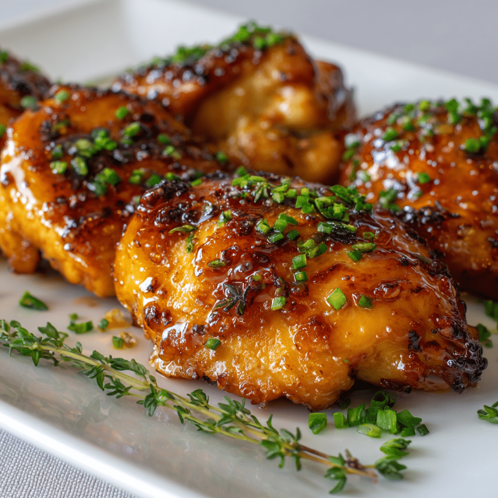 Crockpot Honey Garlic Chicken Thighs