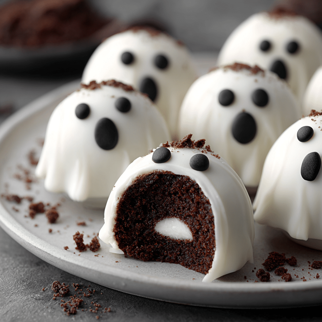 Ghost Oreo Truffles
