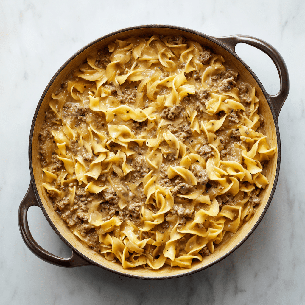 Ground Beef Stroganoff Recipe