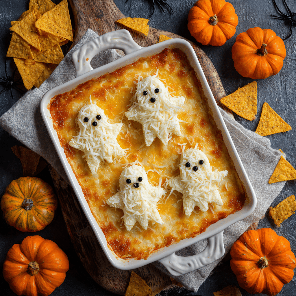 Halloween Buffalo Chicken Dip