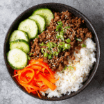 Korean Ground Beef Bowl