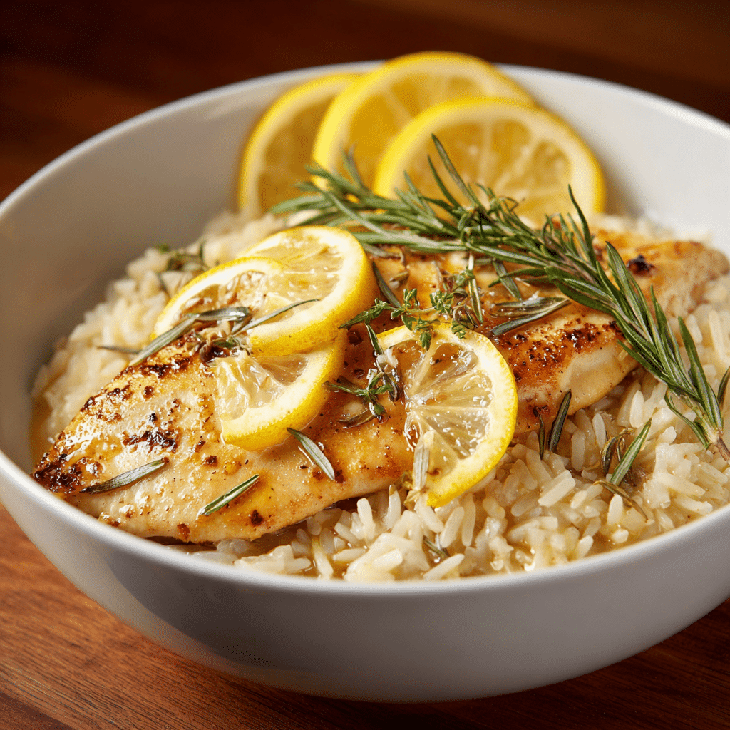 Lemon Herb Chicken and Rice