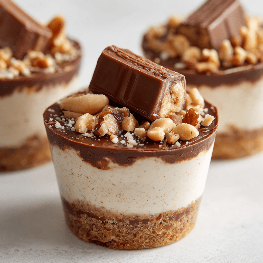 Mini Kinder Bueno Cheesecakes