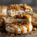 Salted Caramel Cheesecake Cookies