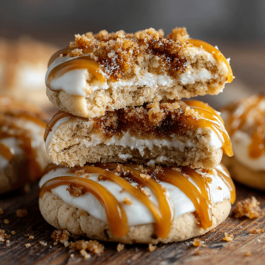 Salted Caramel Cheesecake Cookies