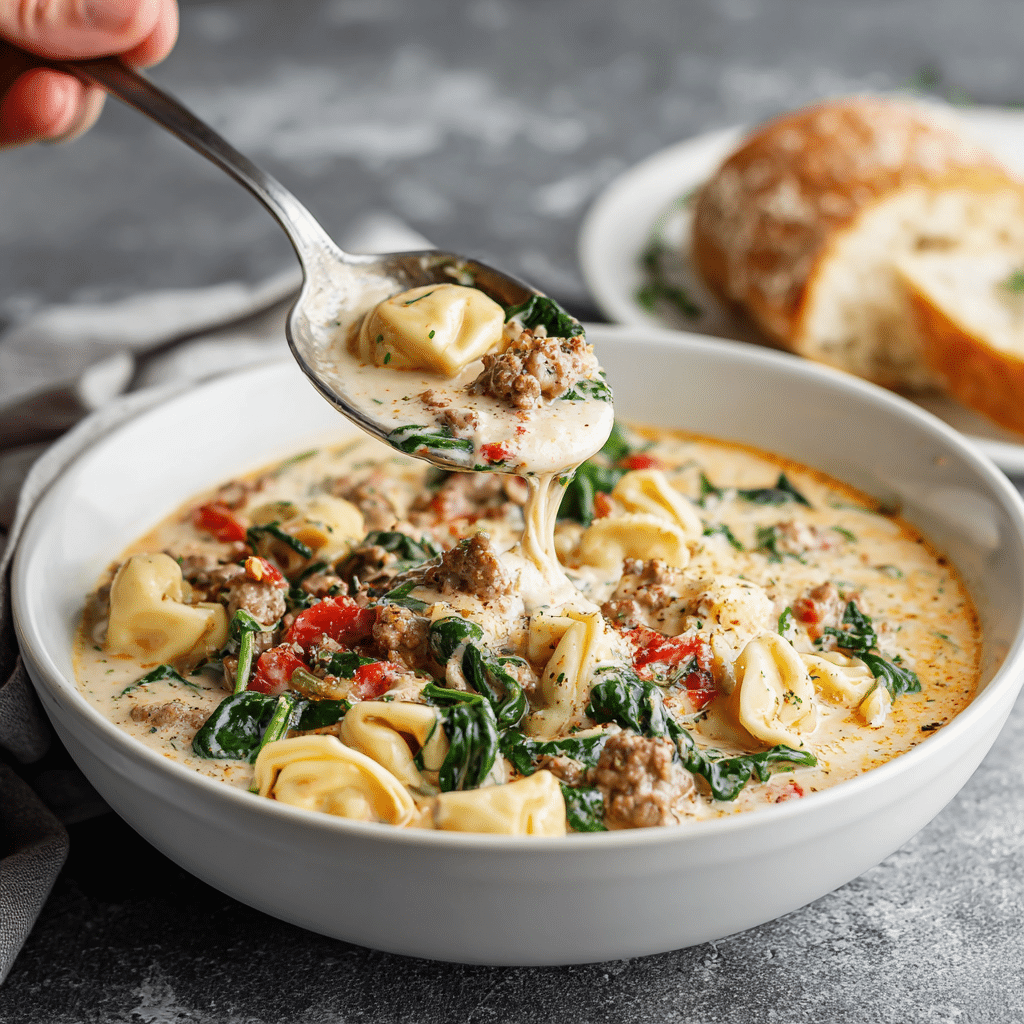 Sausage Tortellini Soup 1