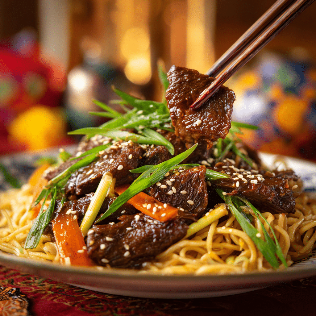 Slow Cooker Beef Ramen