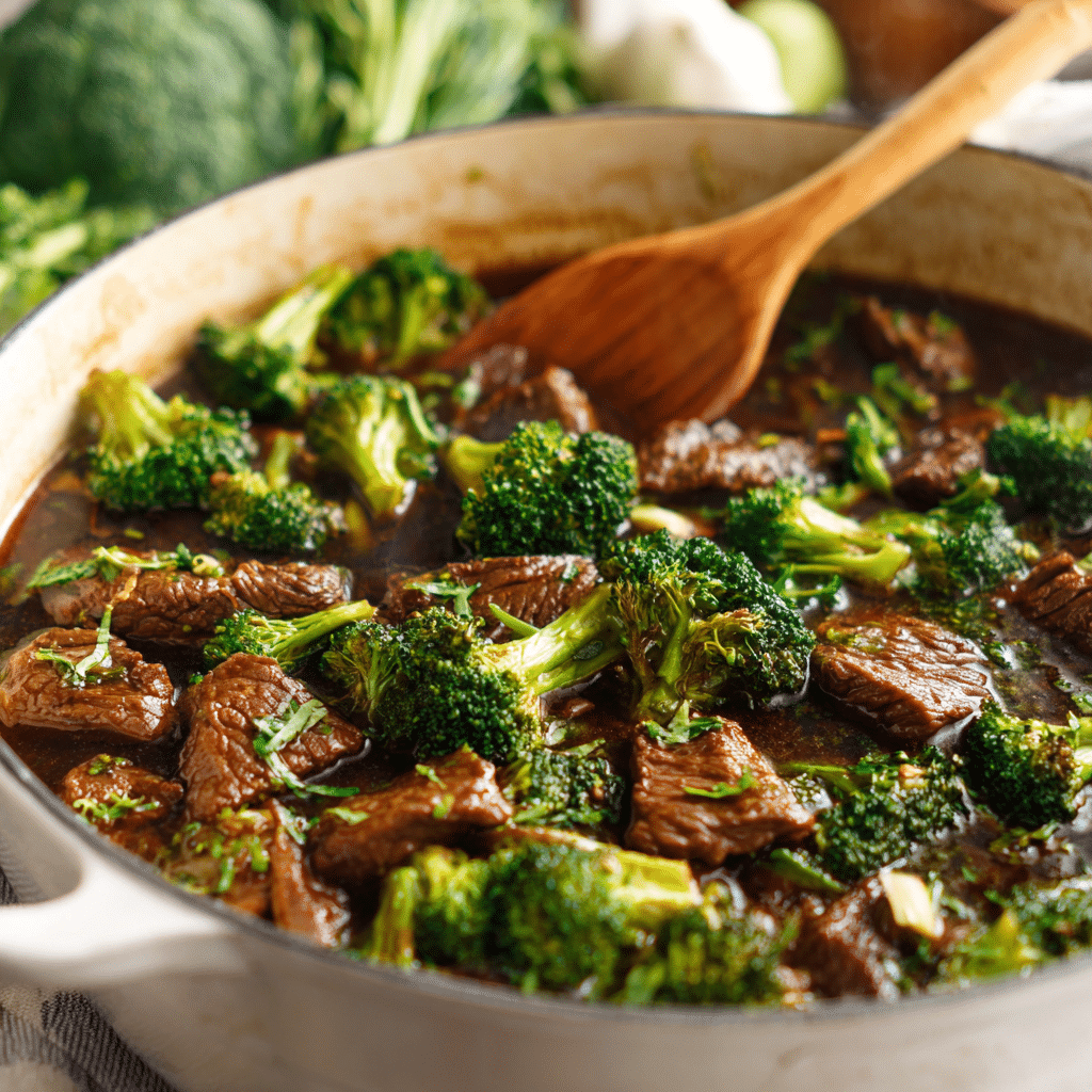 Slow Cooker Beef and Broccoli 2