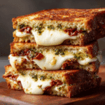 Sourdough Pesto Grilled Cheese