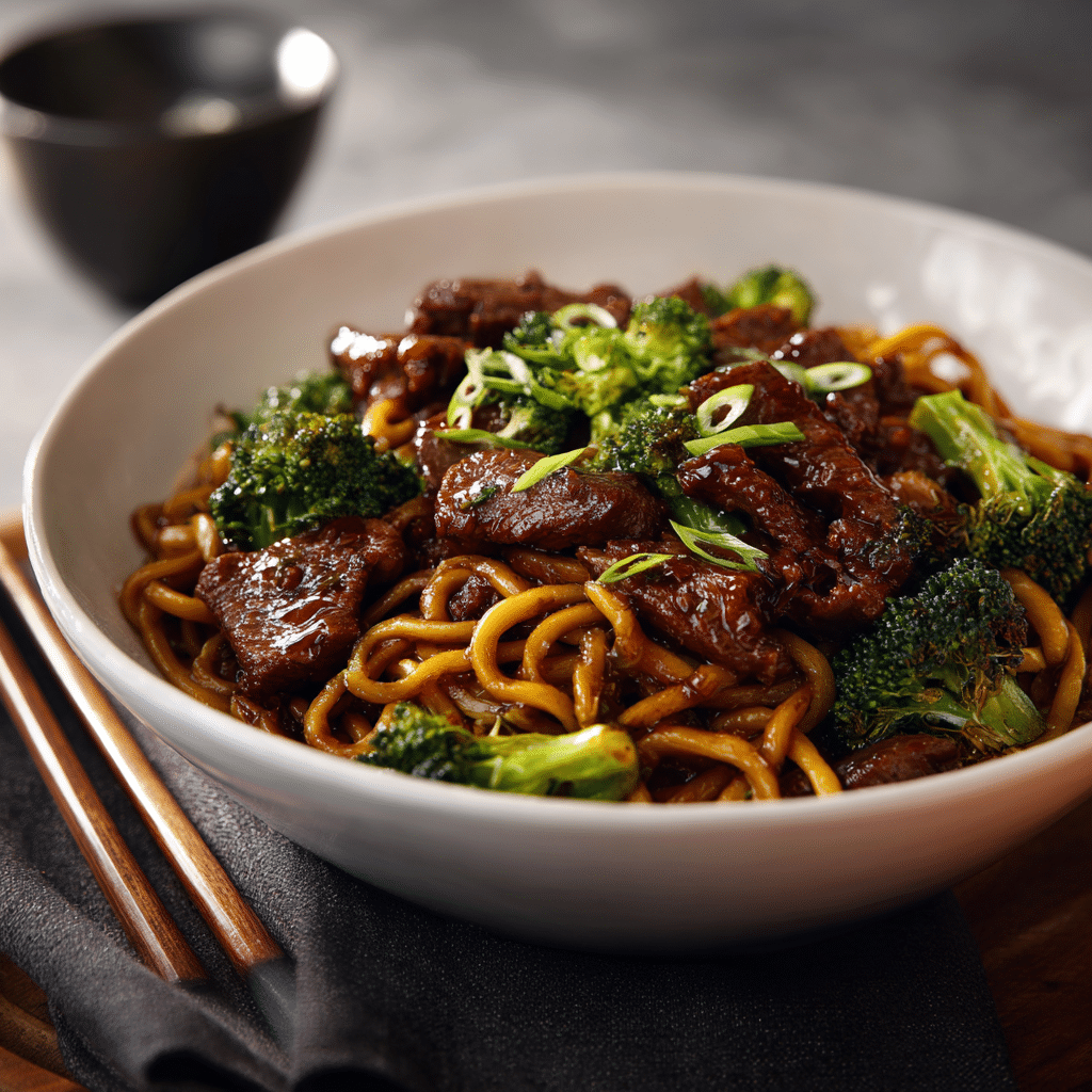 Sticky Beef Noodles 3
