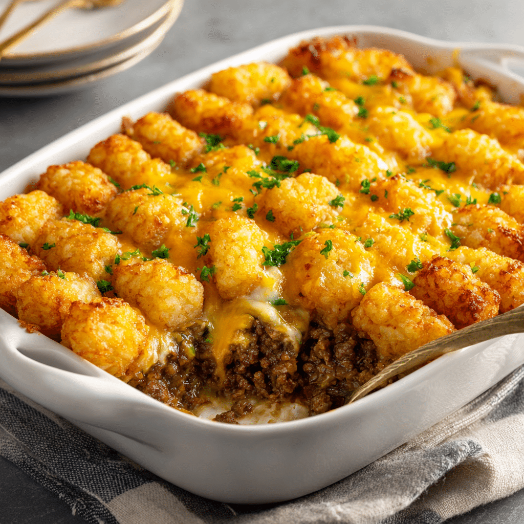 Tater Tot Sausage Casserole