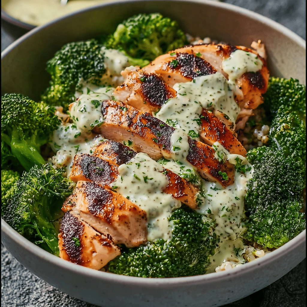 Chicken Broccoli Bowl