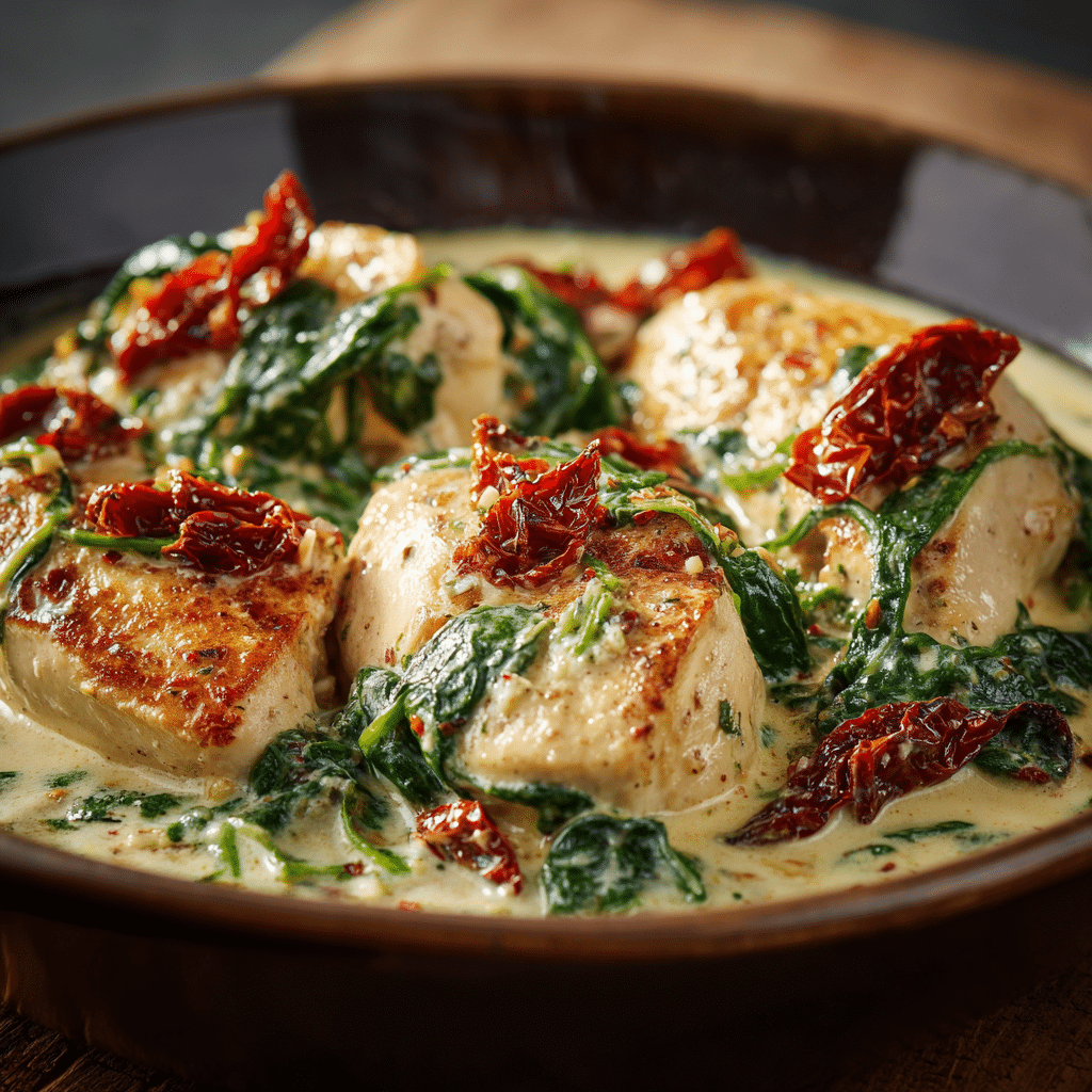 CrockPot Tuscan Garlic Chicken