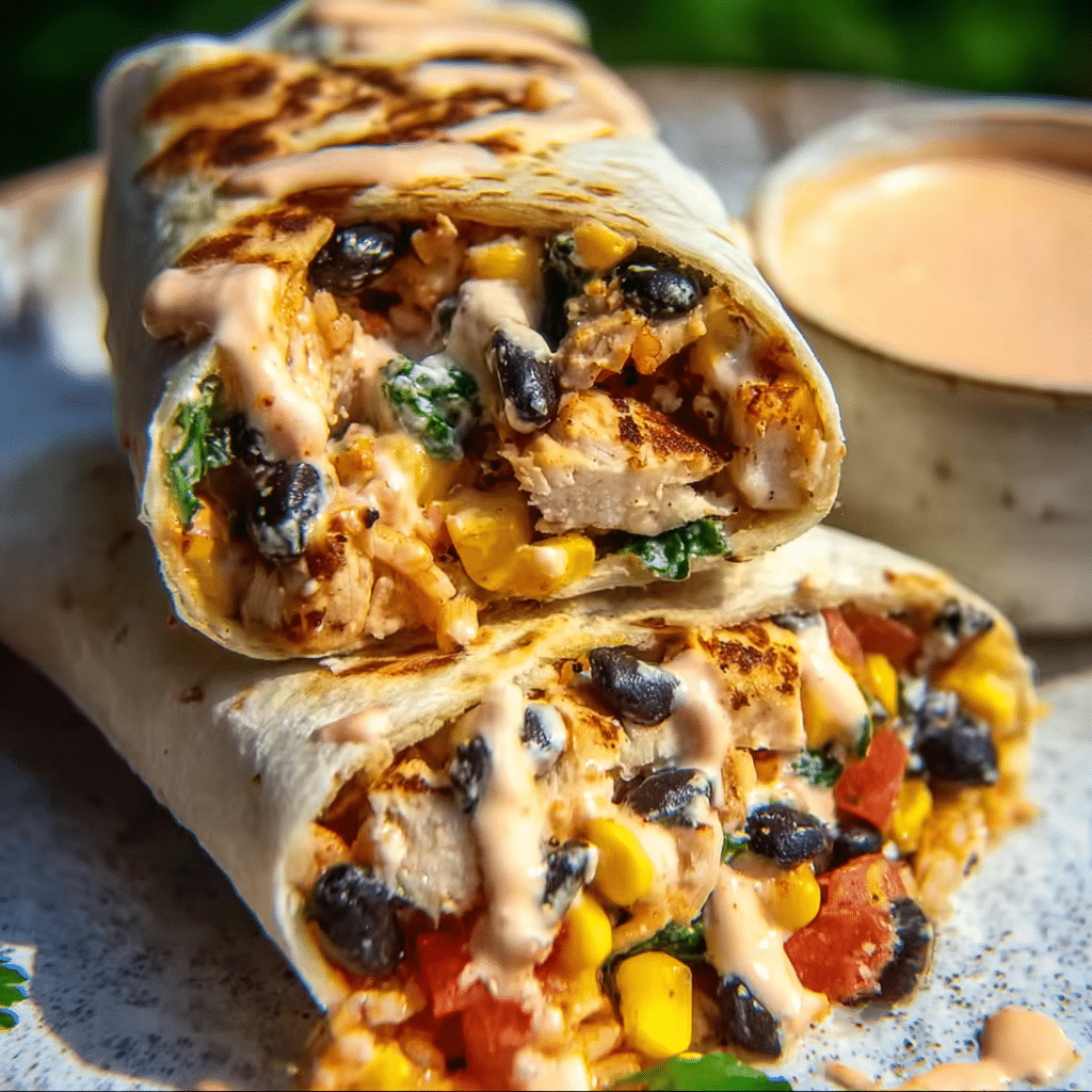 Southwest Chicken Wraps