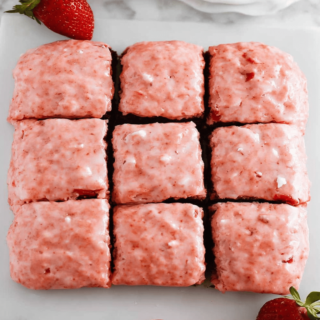 Strawberry Brownies