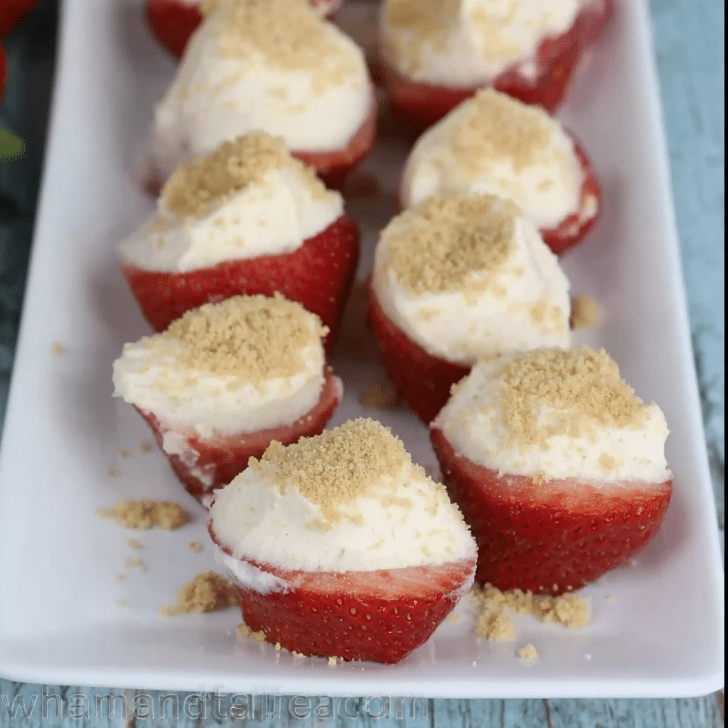 Strawberry Cheesecake Bites