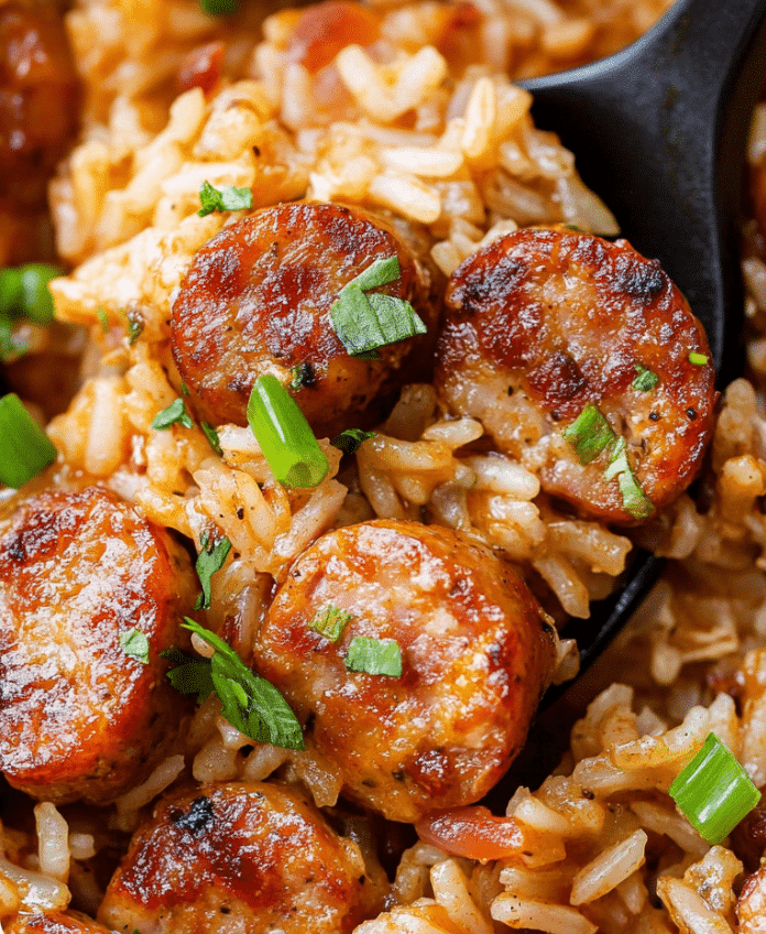 Cajun Chicken Sausage Rice