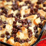 Chocolate Croissant Breakfast Bake