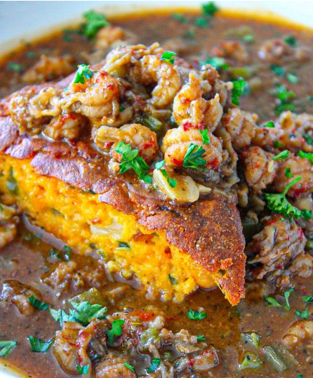 Crawfish Cornbread