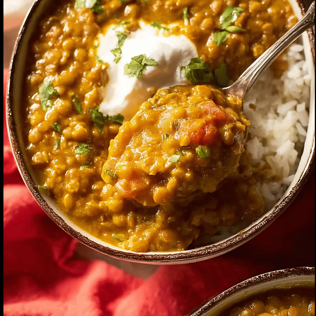 Creamy Coconut Lentil Curry 2