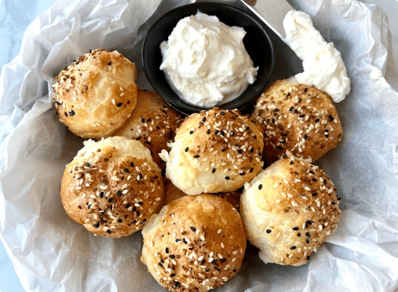 High Protein Bagel Bites