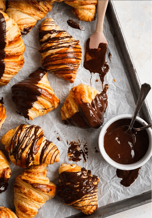 Homemade Chocolate Croissants