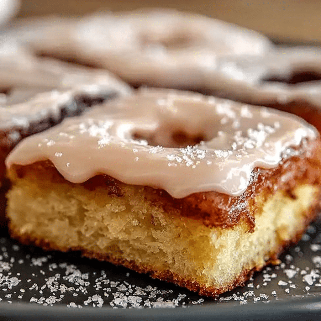 Maple Donut Bars