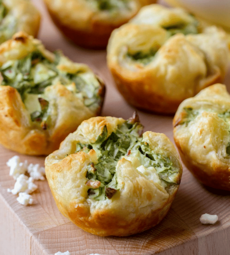 Spinach Cheese Puffs