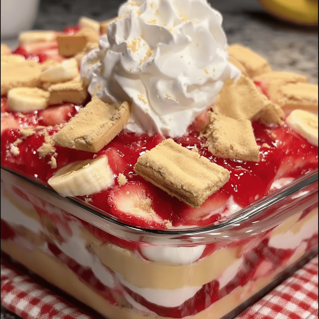 Strawberry Banana Pudding