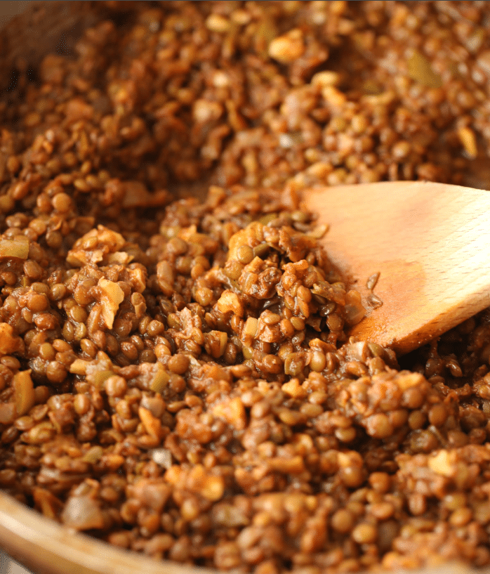 Vegetarian Lentil Taco Meat