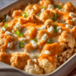 Buffalo Chicken Casserole