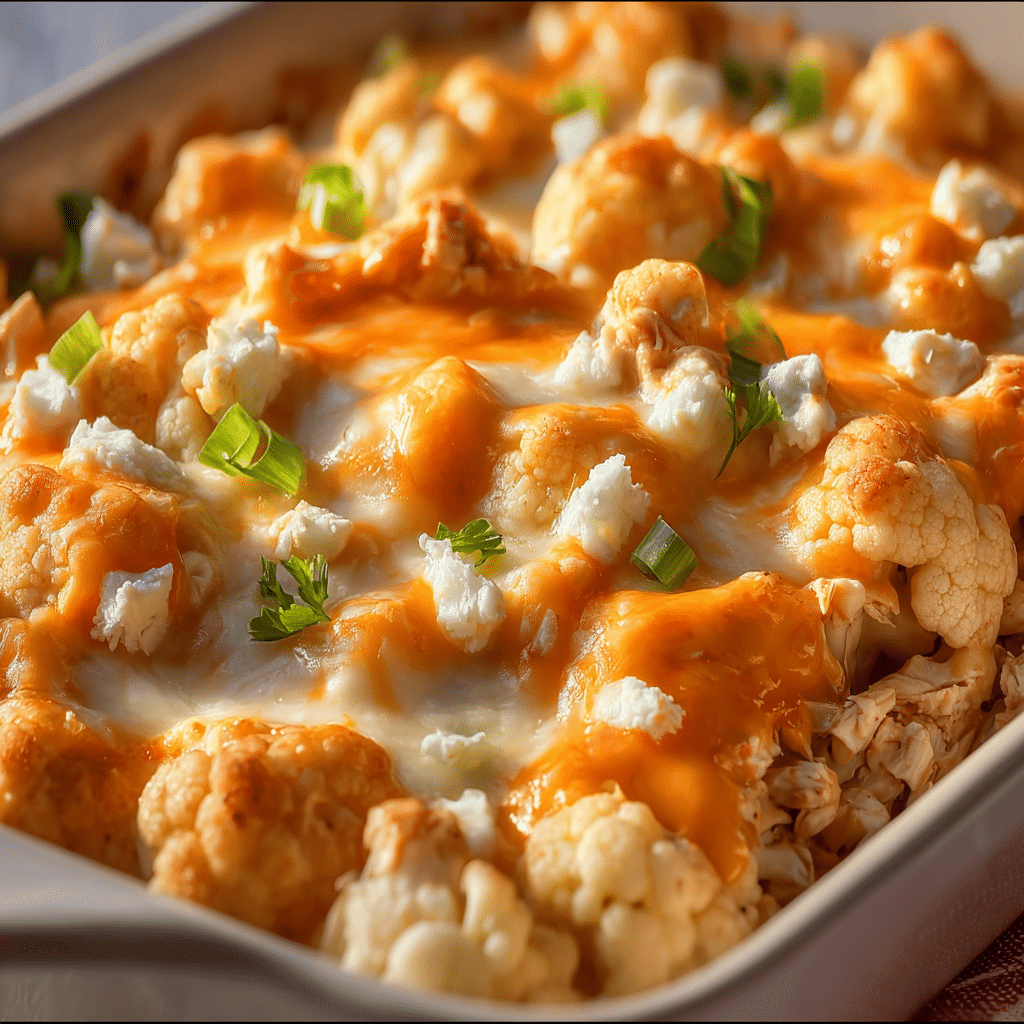 Buffalo Chicken Casserole