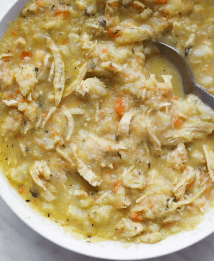 Cauliflower Chicken Soup