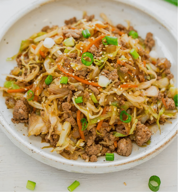 Chicken Egg Roll in a Bowl