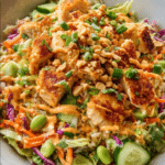 Chicken Satay Salad Bowl