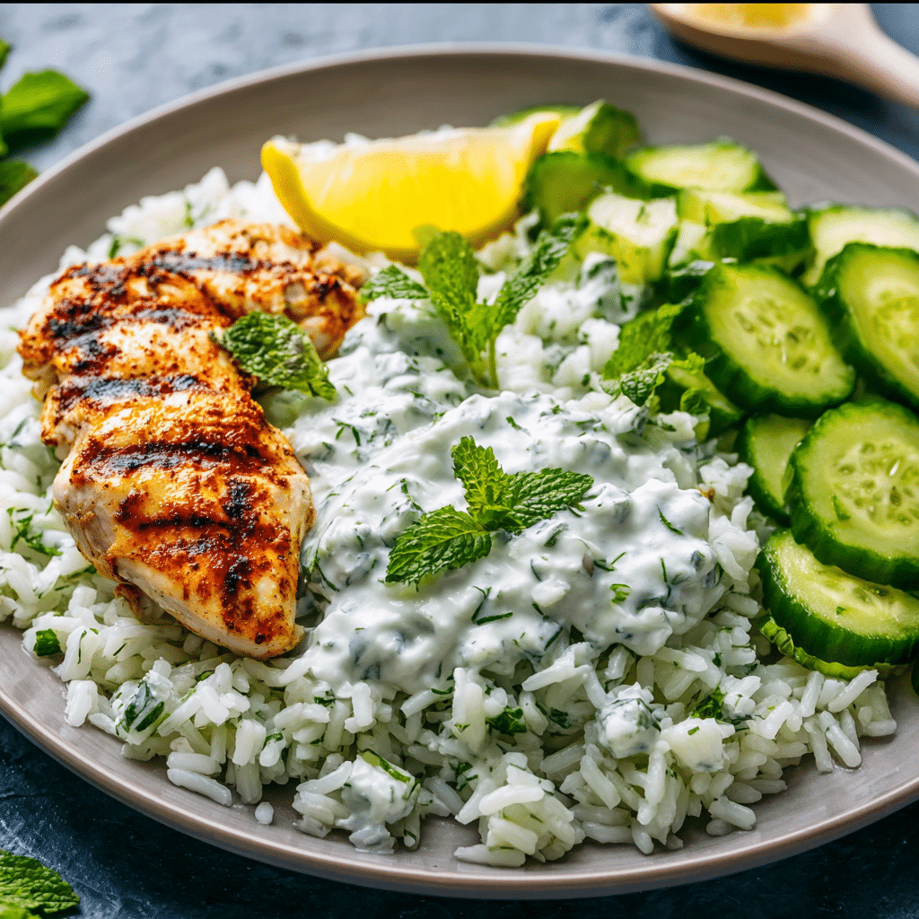Chicken Tzatziki Rice